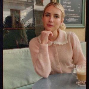 ROUJE soft pink sweater. Bought in Paris.